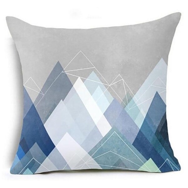 Geometric Triangles Pillow Suqare Cover 14047118-91