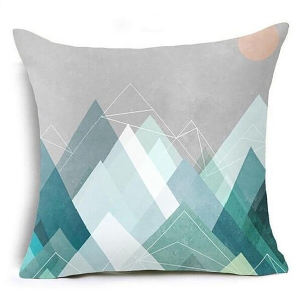 Geometric Triangles Pillow Suqare Cover 14047118-90