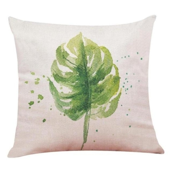 Big Leaf Tropical Plants Throw Pillow Covers 19280696-227