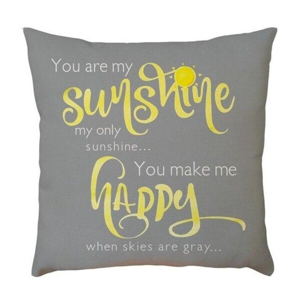 Letter Pattern Pillowcase Sofa Home Car Decor 21305151-835