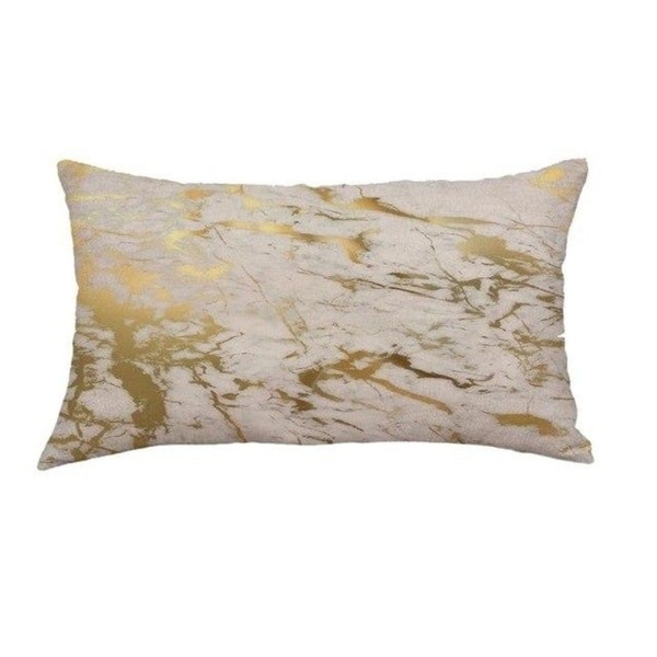 Marble pattern Linen fabric Cushion Cover 30x50cm 18174136-210