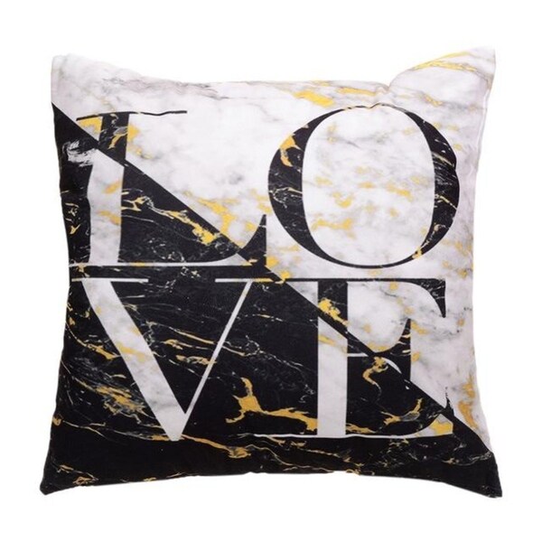 Geometric Cushion Cover 45x45cm Marble Texture 20722313-268