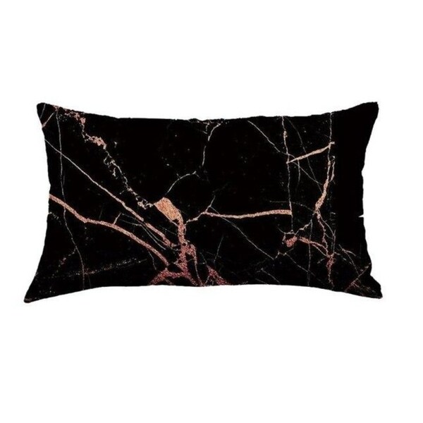 Marble pattern Linen fabric Cushion Cover 30x50cm 18174136-209