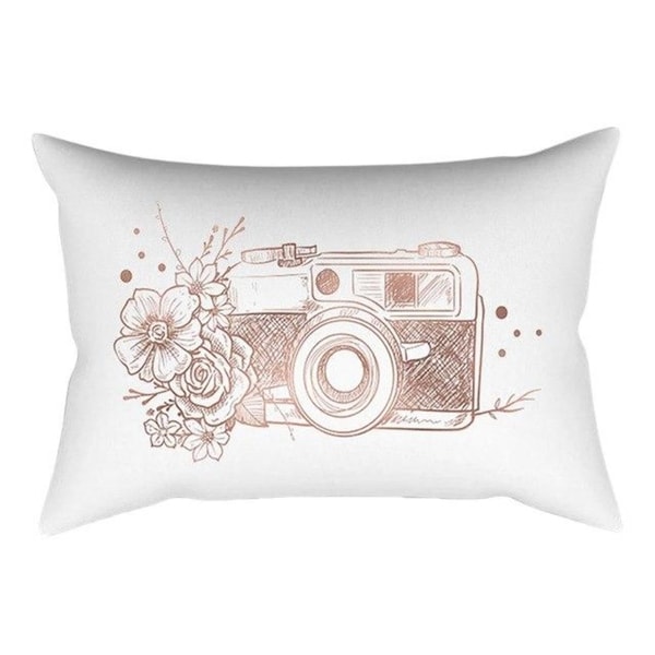 Rose Gold Pink Cushion Cover Square Pillowcase 21299964-368