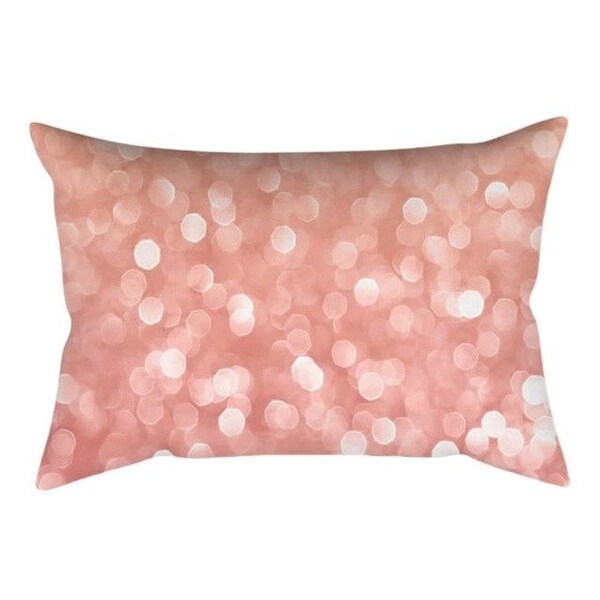 Rose Gold Pink Cushion Cover Square Pillowcase 21299964-366