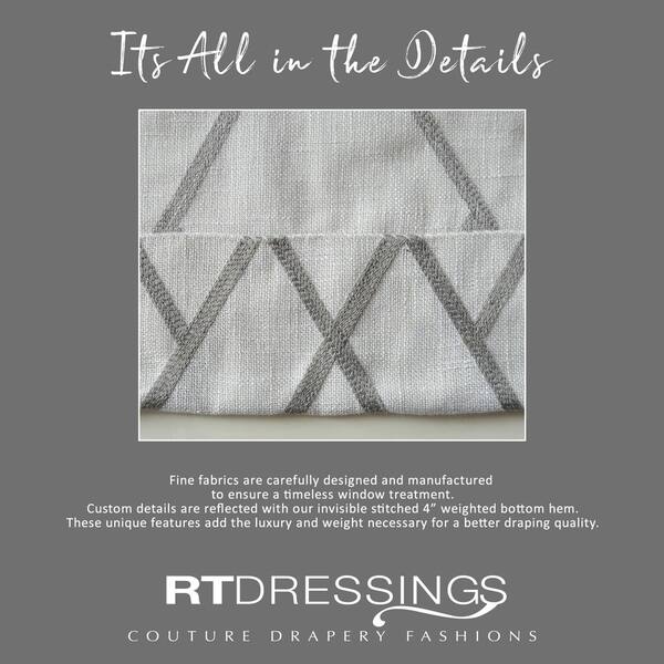 Shop Rt Dressings Chelsea Brook Luxe Cotton Shimmer Single Curtain