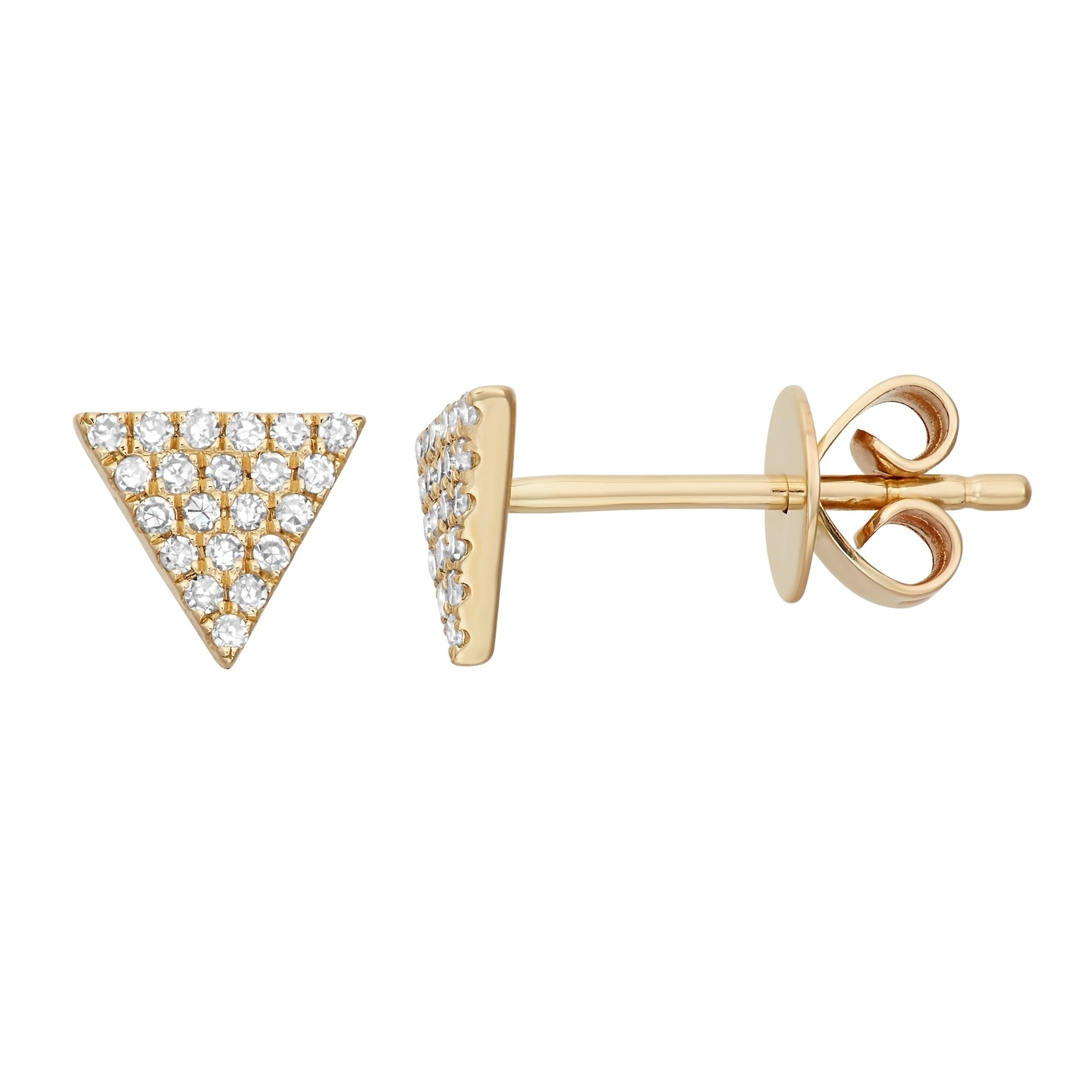 Geometric Earrings 14Kt Gold Earring