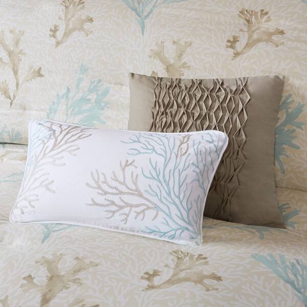 Shop Harbor House Ocean Reef Seafoam Green 6 Piece Quilted