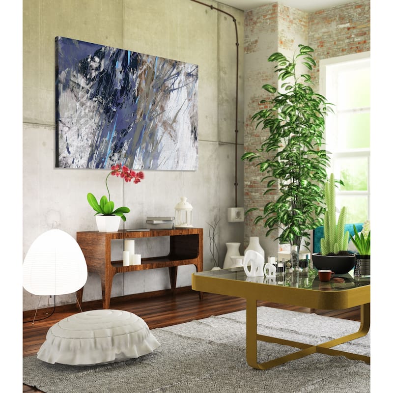 Blue Noise I -Premium Gallery Wrapped Canvas