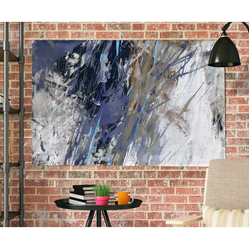 Blue Noise I -Premium Gallery Wrapped Canvas
