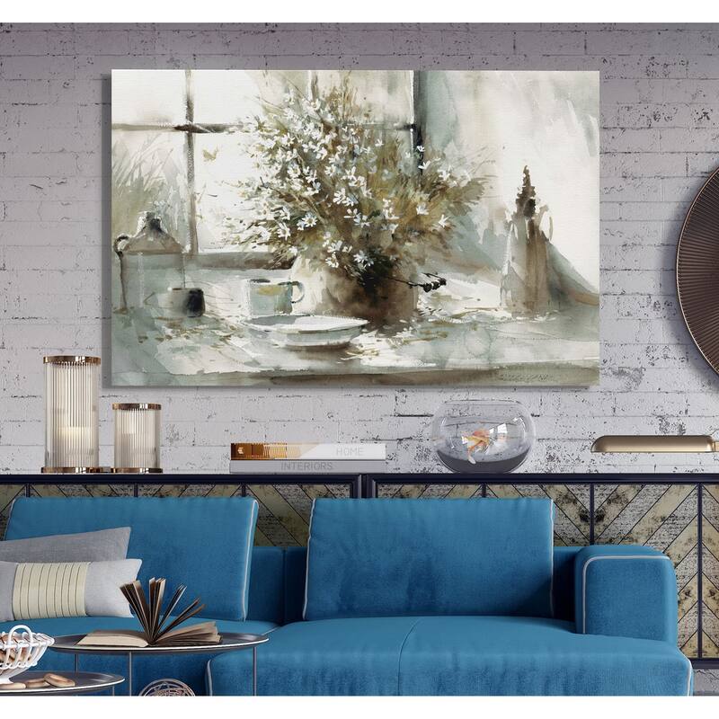 Daisy Still Life -Premium Gallery Wrapped Canvas