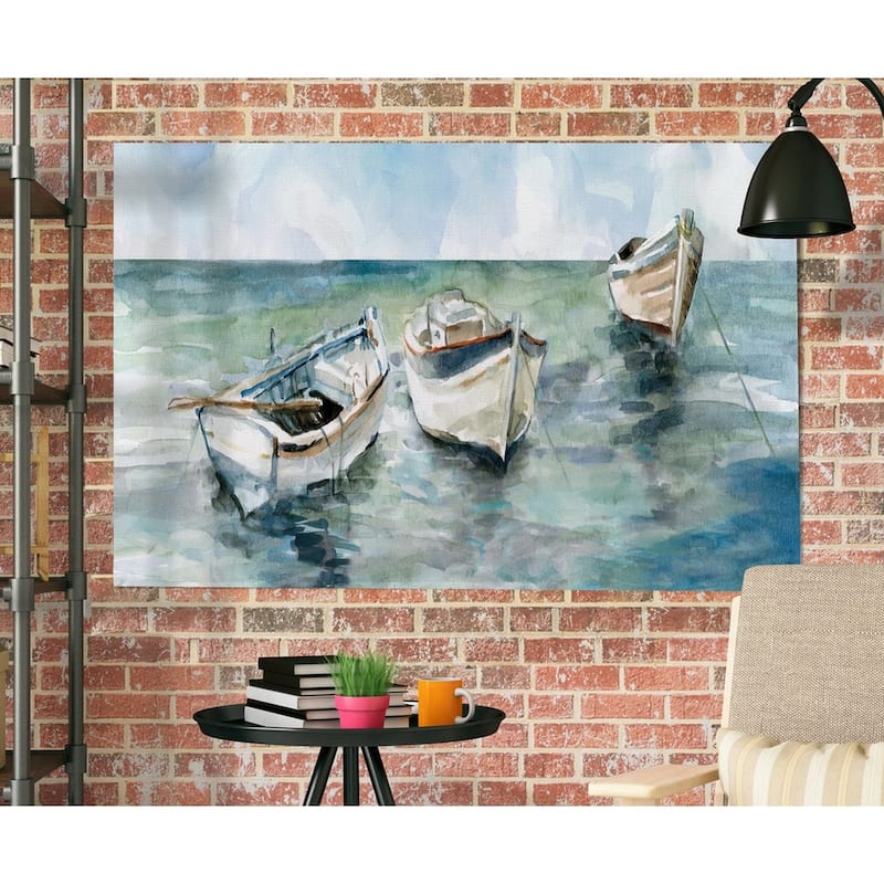 Caught At Low Tide II -Premium Gallery Wrapped Canvas
