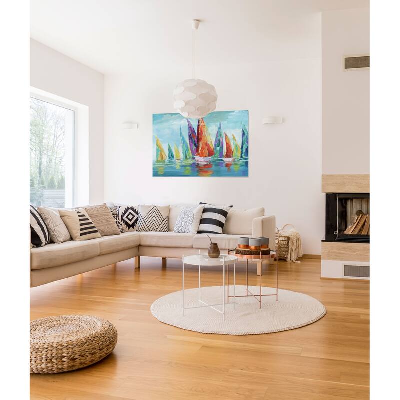 Fine Day Sailing I -Premium Gallery Wrapped Canvas
