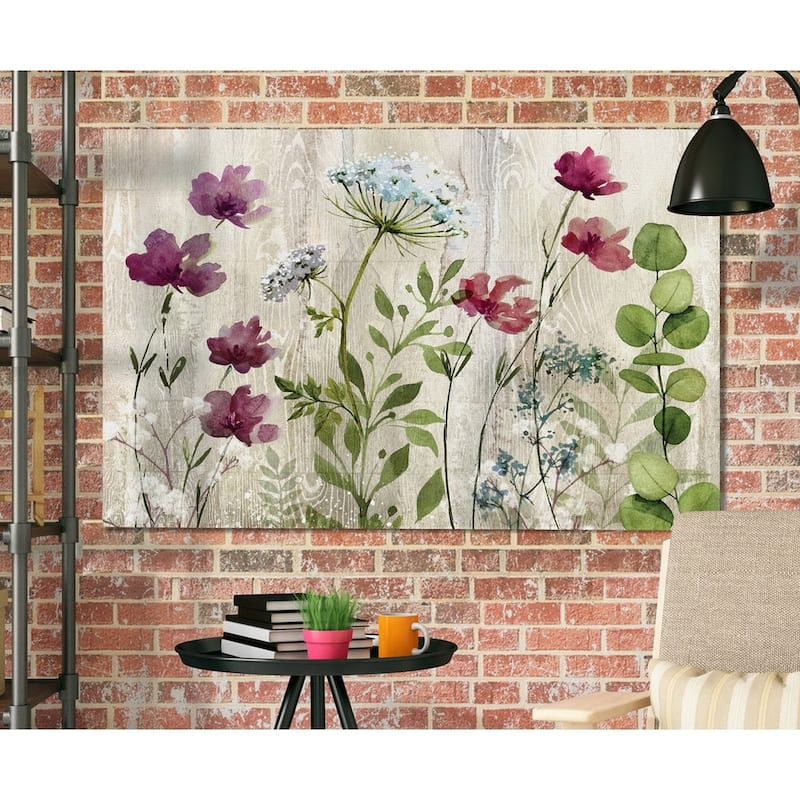 Meadow Flowers I -Premium Gallery Wrapped Canvas