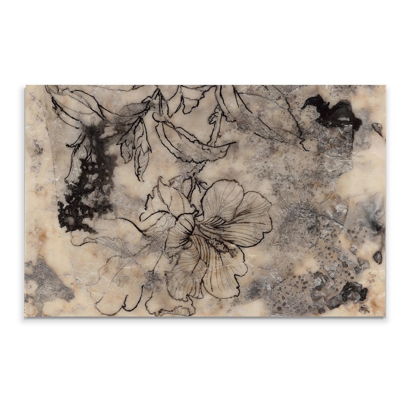 Tattooed Floral II -Premium Gallery Wrapped Canvas