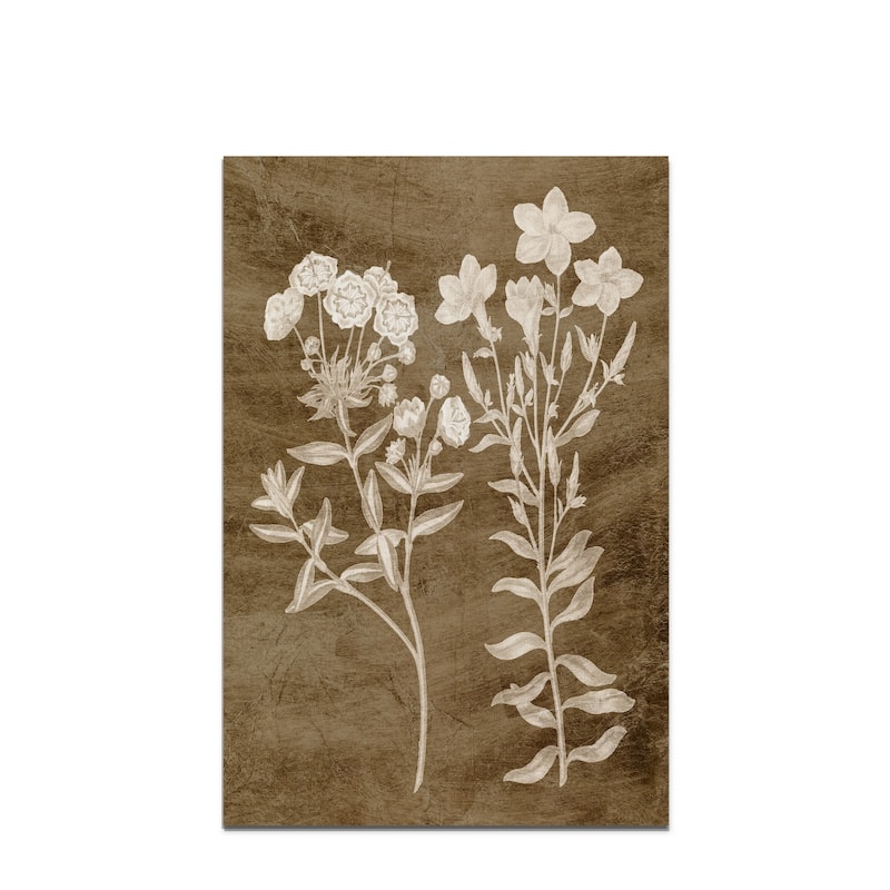Botanical in Taupe I -Premium Gallery Wrapped Canvas