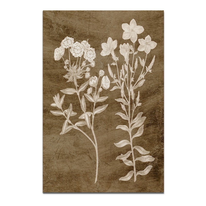 Botanical in Taupe I -Premium Gallery Wrapped Canvas