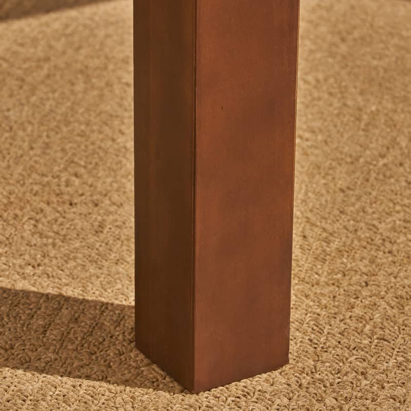 Magnolia Outdoor Rustic Acacia Wood 7 Piece Dining Set by Christopher Knight Home