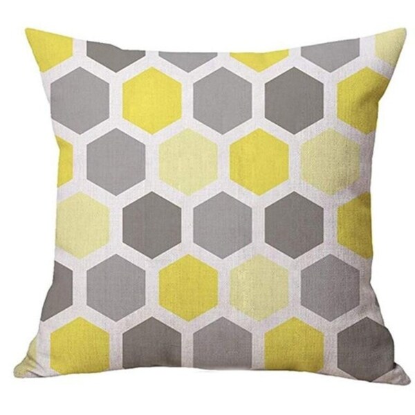 Geometry Simple Cafe Sofa Waist Throw Cushion Cover 21301988-517