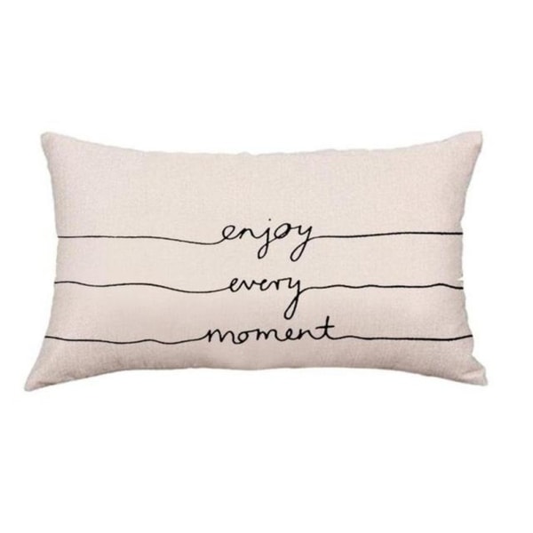Geometric Cushion Cover Letters Pattern Pillow Case 20501220-251