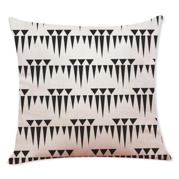 Black And White Geometry Throw Pillowcase Pillow Covers 21301520-406