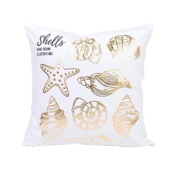 Gold Foil Printing Pillow Case Bronzing Cushion Cover 21302766-594