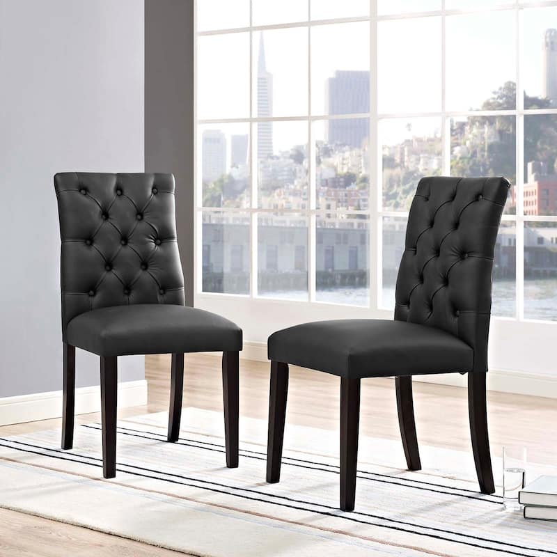 Copper Grove Trilj Vinyl Dining Chair (Set of 2)