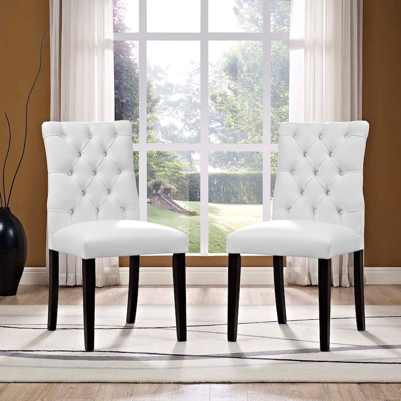 Copper Grove Trilj Vinyl Dining Chair (Set of 2)