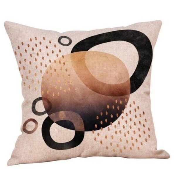 Coffee Print Ocean Beach Sea Cotton Linen Pillow Case 16466462-177