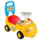 preview thumbnail 1 of 4, Ride On Activity Car- with Steering Wheel, Lights, Sounds, Music for Babies, Toddlers Learning to Walk by Lil' Rider - White