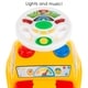 preview thumbnail 3 of 4, Ride On Activity Car- with Steering Wheel, Lights, Sounds, Music for Babies, Toddlers Learning to Walk by Lil' Rider - White