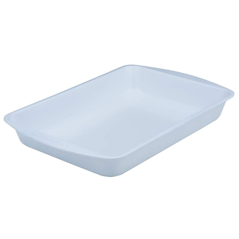 Range Kleen CeramaBake Roaster Pan, White - 9 x 13 inch