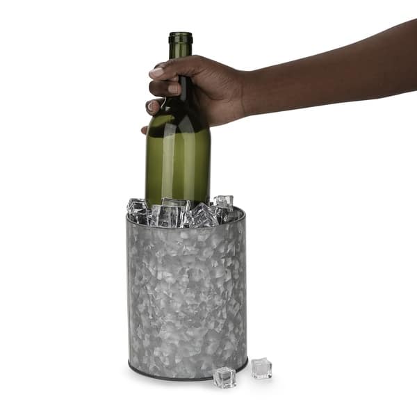 Shop Mind Reader Galvanized Utensil Holder Kitchen Condiment