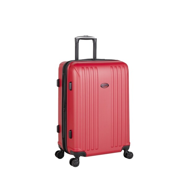 red luggage