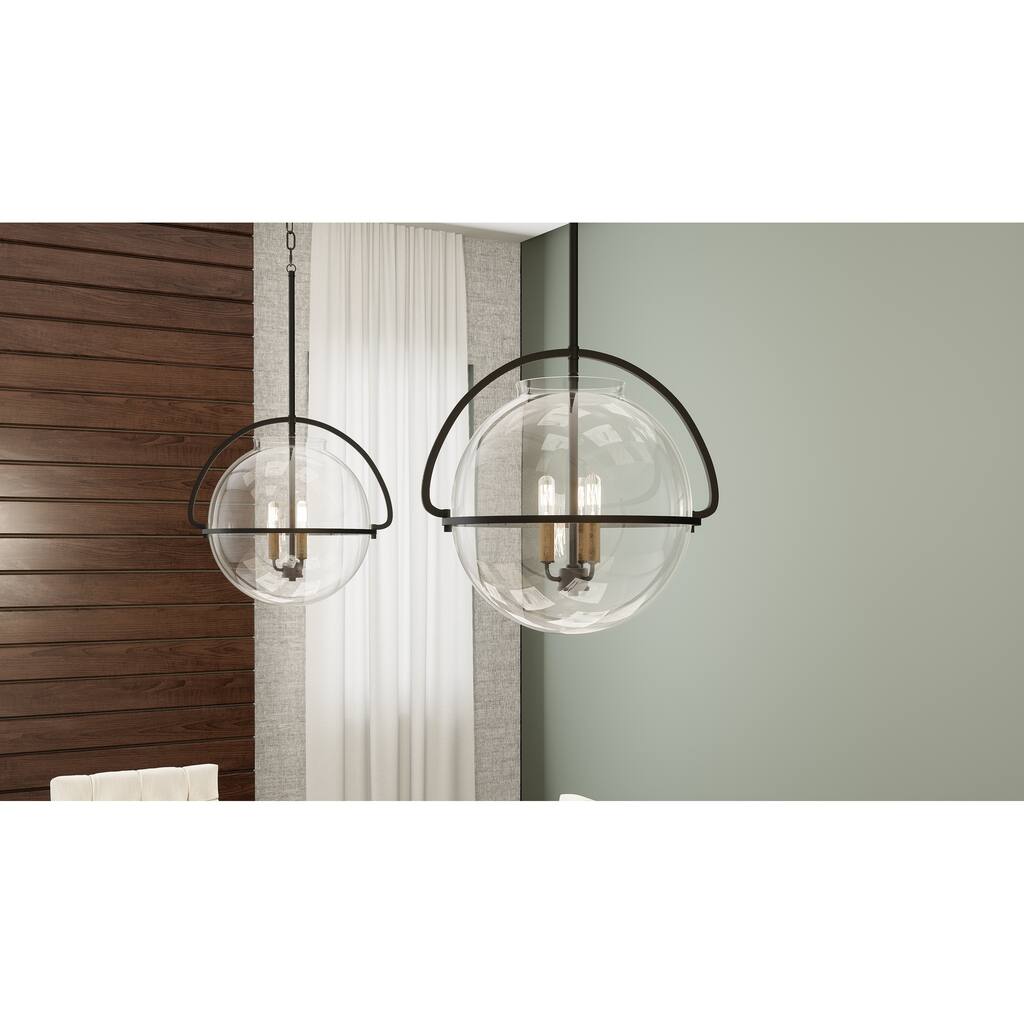 Sumner Western Bronze 3-light Pendant