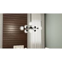 Carson Carrington Haberga Earth Black 9-light Pendant