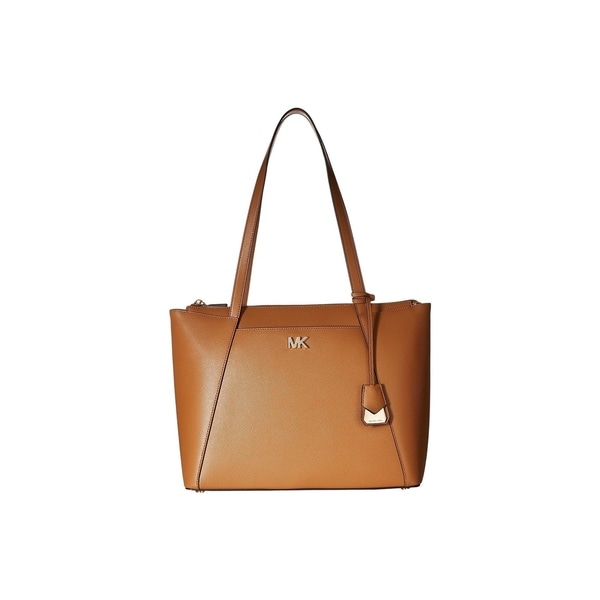 maddie medium crossgrain leather tote bag