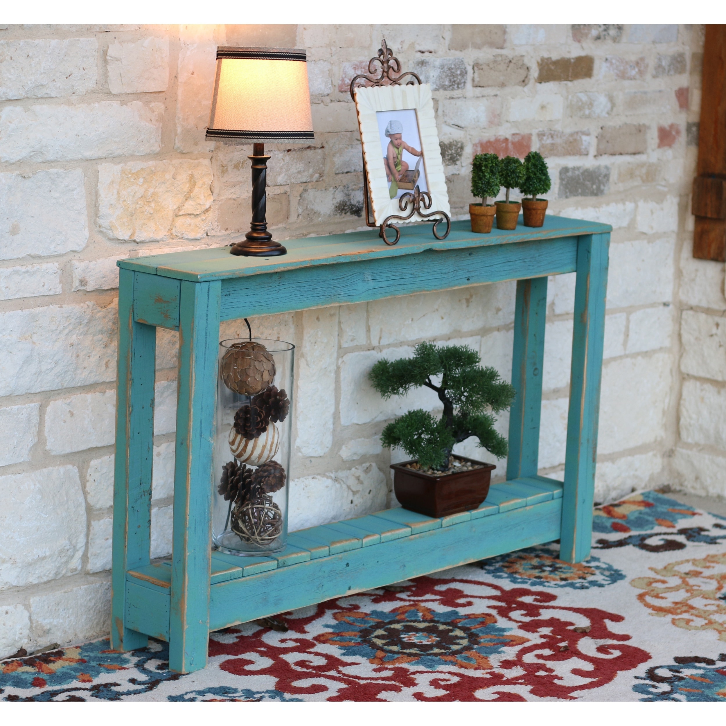 Rustic Entry Way Table Overstock 25602393