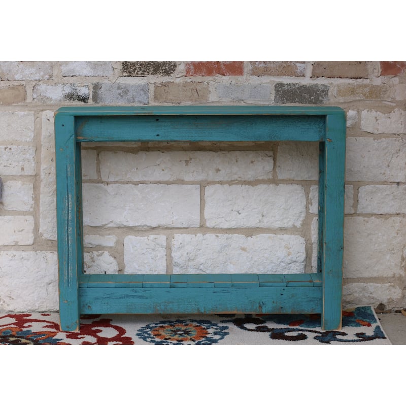 Rustic Entry Way Table 36"L - Blue