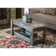 preview thumbnail 1 of 4, Original Handmade Reclaimed Wood Farmhouse Coffee Table Brown