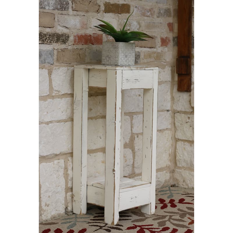 Natural Accent Table - White