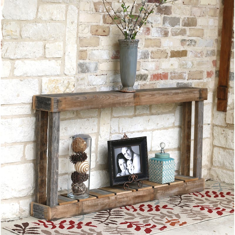 60" Single Top Console - Brown
