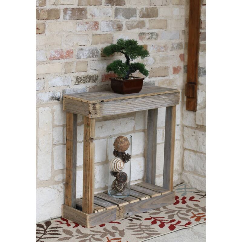 30" Slatted Entry Console