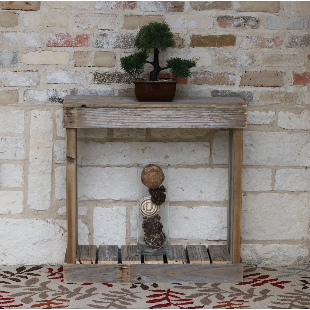 30" Slatted Entry Console