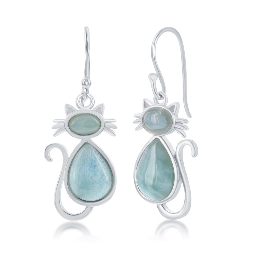 Larimar Earrings | Find Great Jewelry Deals Shopping at Overstock