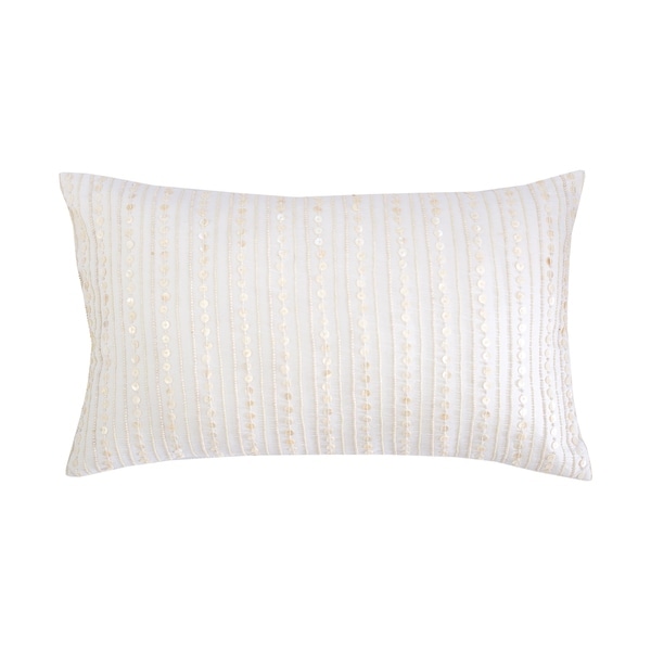 Pearl Band Hand Beaded Pillow