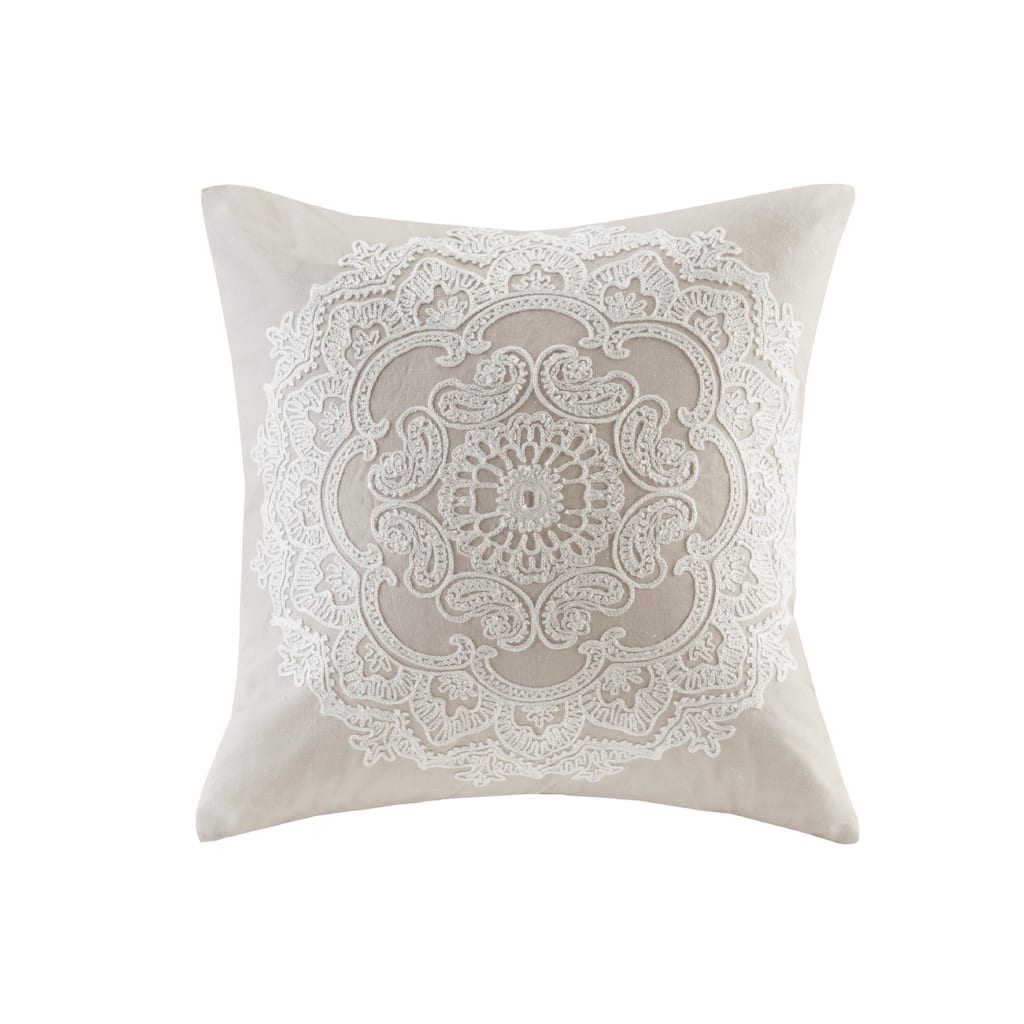 Harbor House Suzanna Taupe Square Pillow