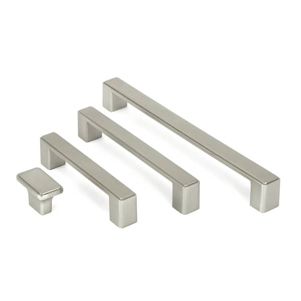 Shop Contemporary 1 1 2 Inch Nepoli Stainless Steel Brushed Nickel