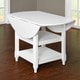 preview thumbnail 2 of 1, Simple Living Cottage White Round Dining Table