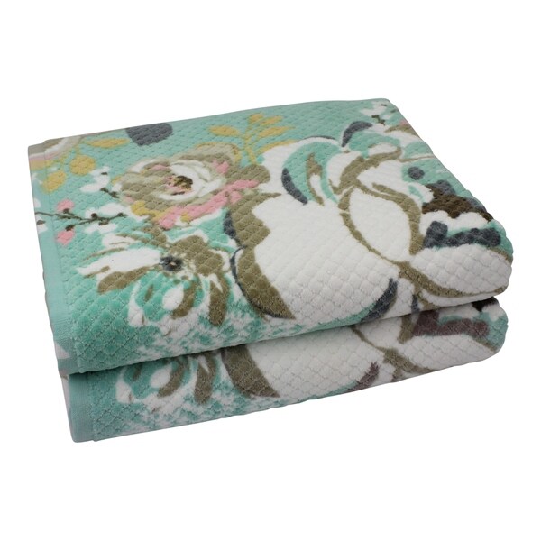 printed bath towel sets